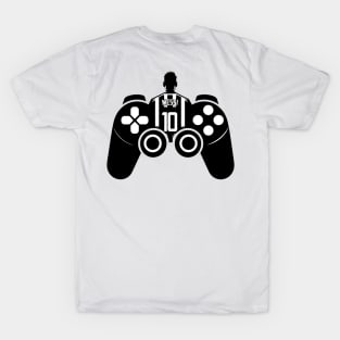 GameOn Messi 10 Edition - Futuristic Gaming Football Inter Miami T-Shirt